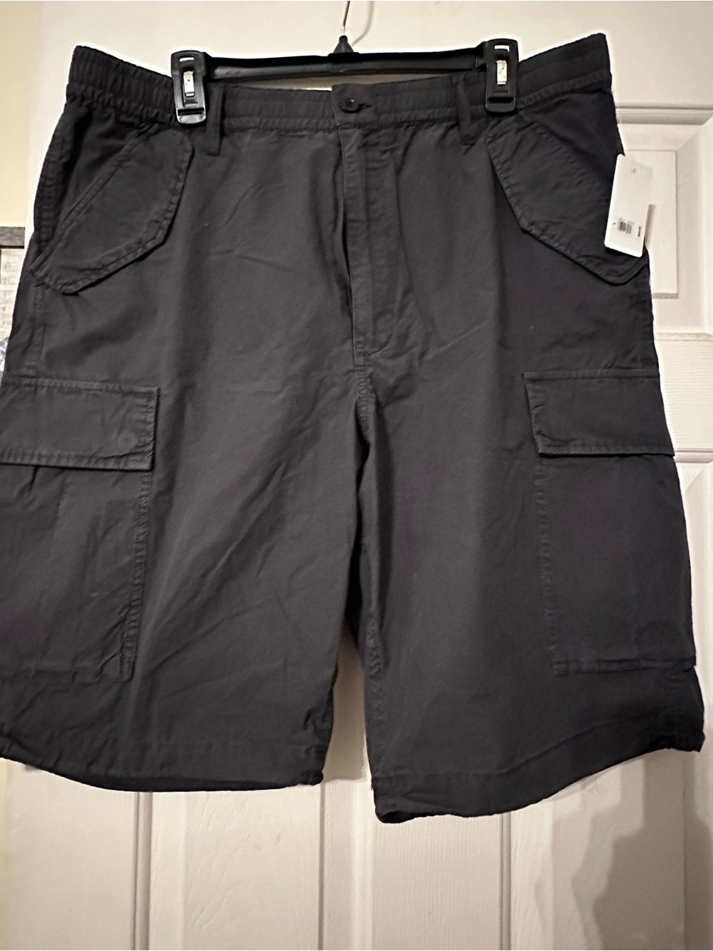 ☘️NWT☘️ Lucky Brand ☘️ Men's Black Cargo Shorts - Classic Utility Style ☘️ Large